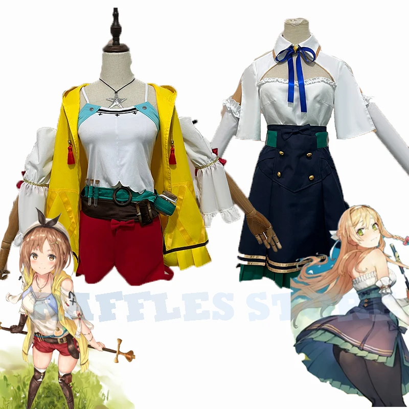 

Atelier Ryza Cosplay Klaudia Reisalin Stout Cosplay Costume Halloween Uniform Women Carnival Outfits Game Anime Cosplay Dress