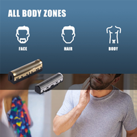 B13C  Electric Shavers Blades Golden Foil Knife Net and Cutter Head Suitable for Kemei KM-2026 KM-2028 Floating Razor