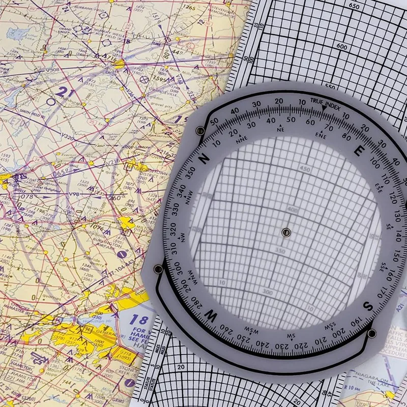 E6B Flight Computer Aviation Plotter Circular Slide Rule Used In Aviation Flight Training Pilot Training, Internships