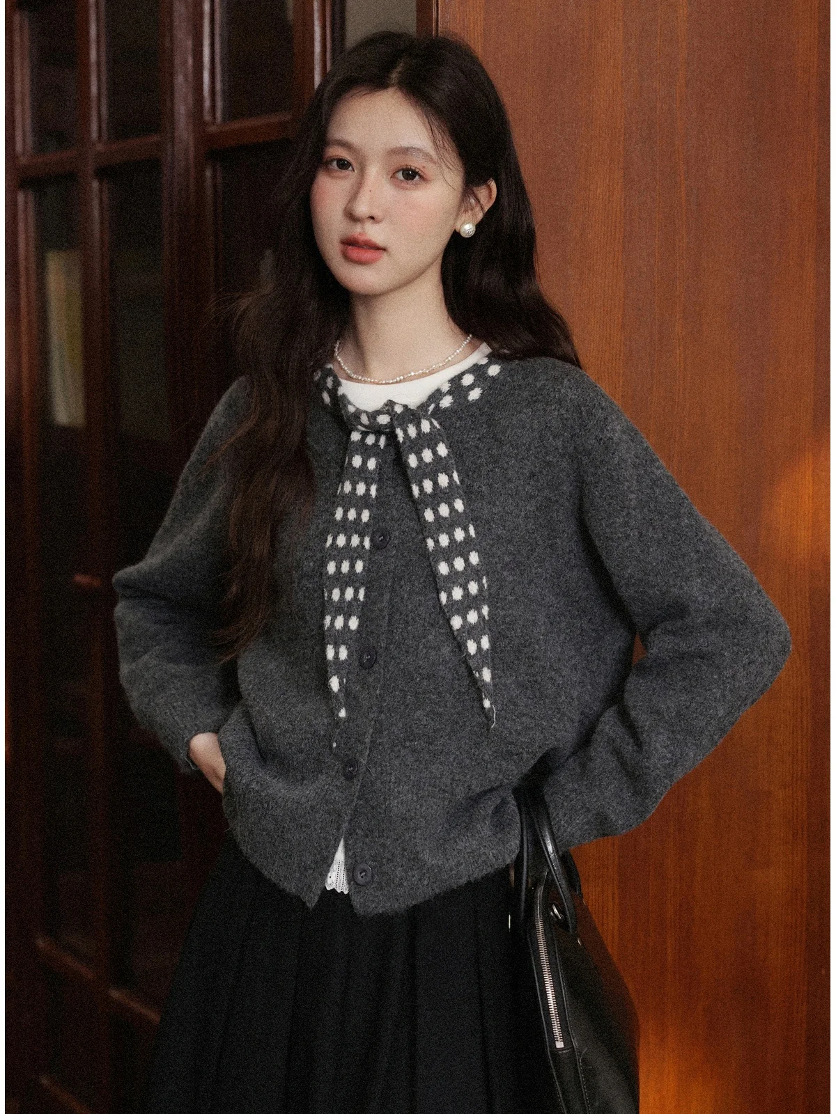 

Faionable ey Свитер женский ort Long Sve Autumn Sle Кардиган свободного покроя для поездок на работу Sle Pure E-commerce Ss