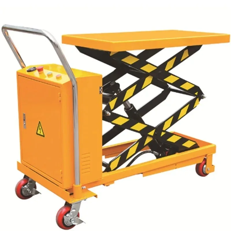 

Manual platform truck Durable logistics storage hydraulic manual handling platform