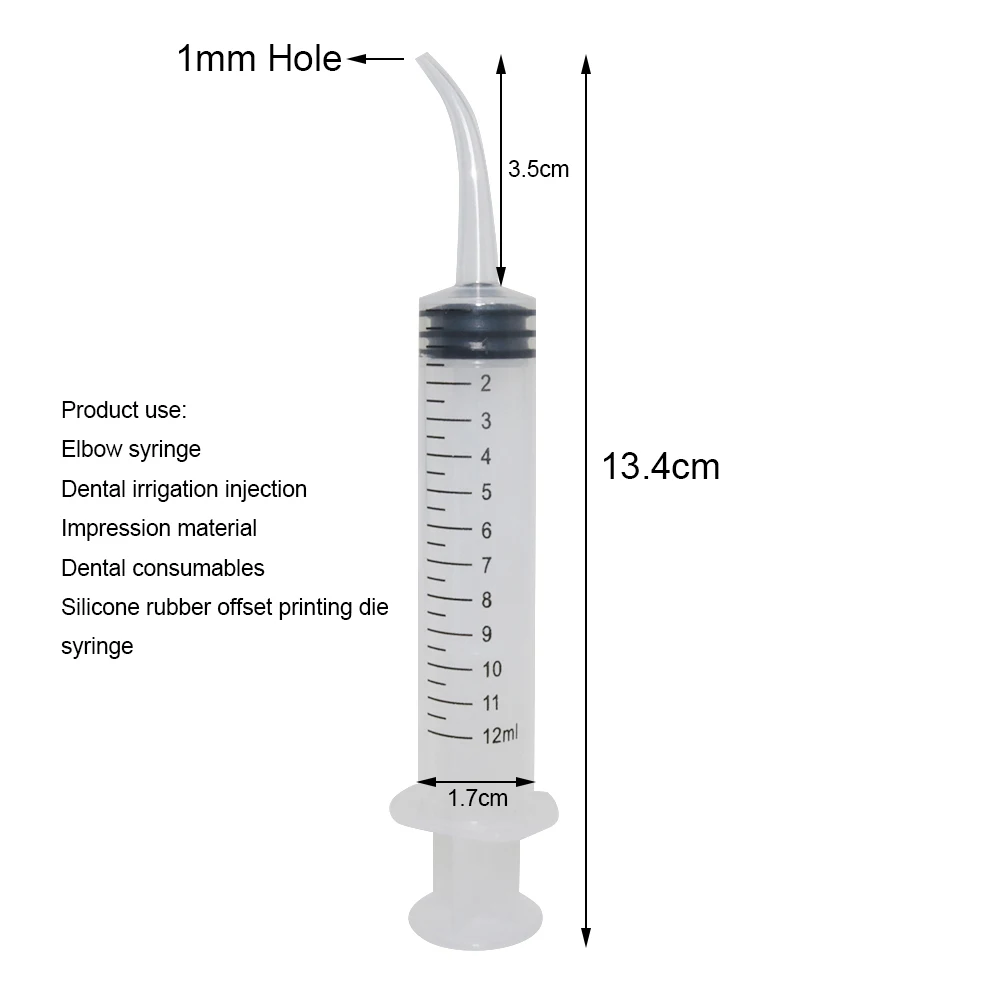 1 szt. Wyprzedaż strzykawka do łokcia karmiąca ptaki karmnik lekarski 12ml plastikowa strzykawka strzykawka do karmienia gołębi