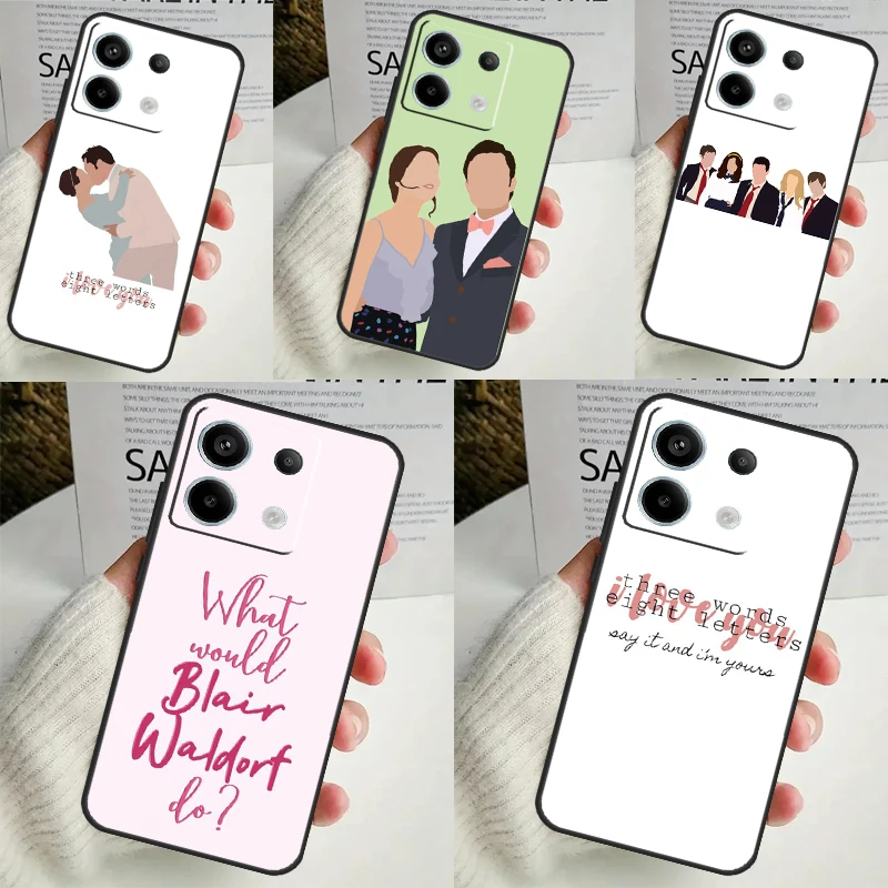 Blair Waldorf Chuck Gossip Girl Case for Xiaomi Redmi Note 13 12 10 8 9 11 Pro 12S 10S 11S Redmi 13C 10A 10C 9C 12C Cover