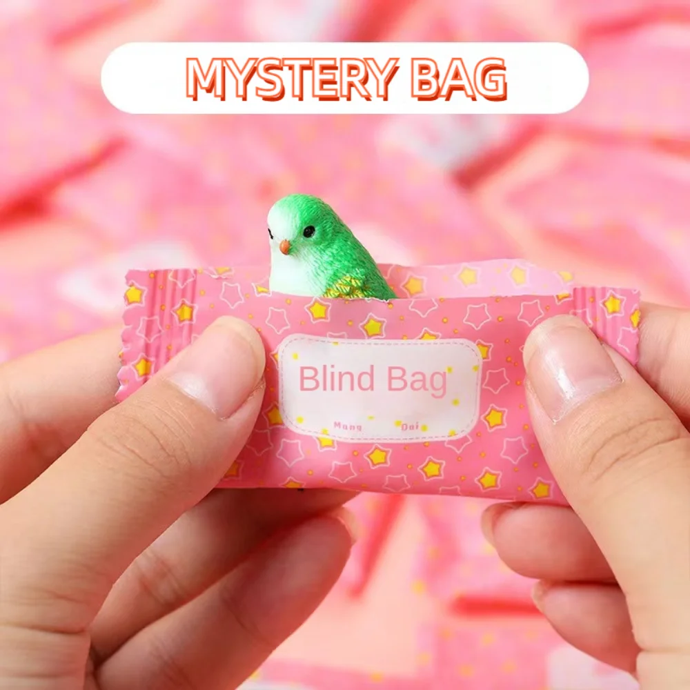 Mini Fake Blind Bag Toy Guess Surprise Animal Blind Box Simulation Candy Blind Box Bag Kids