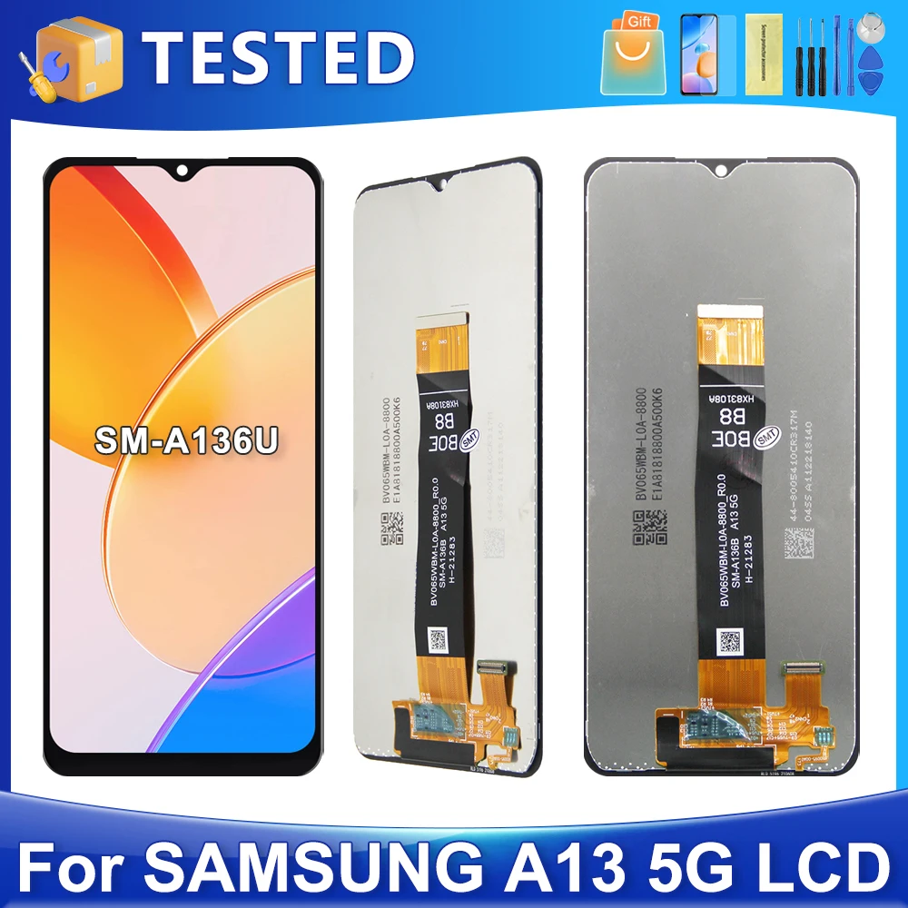 6.5\'\'A13 5G For Samsung For  A136U A136U1 A136W A136B LCD Display Touch Screen Digitizer Assembly Replacement