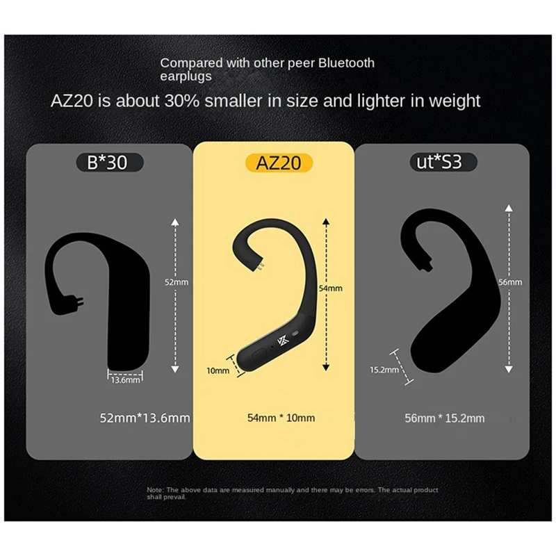 

KZ AZ20 Bluetooth 5.3 Wireless Earhook Headphones HIFI High Fidelity Headphones Outdoor Game Sports Headphones