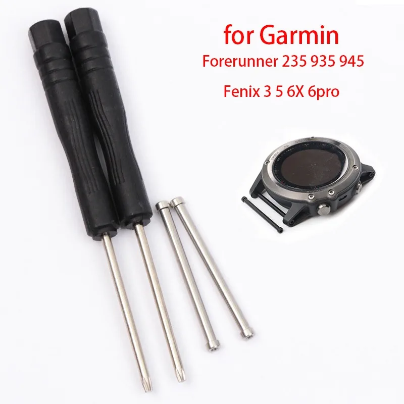 etal Connection Bar Pins Watchband Spring Bars Pins Watch Screws Screwdrivers Removal Tool Accessories for Garmin Forerunner