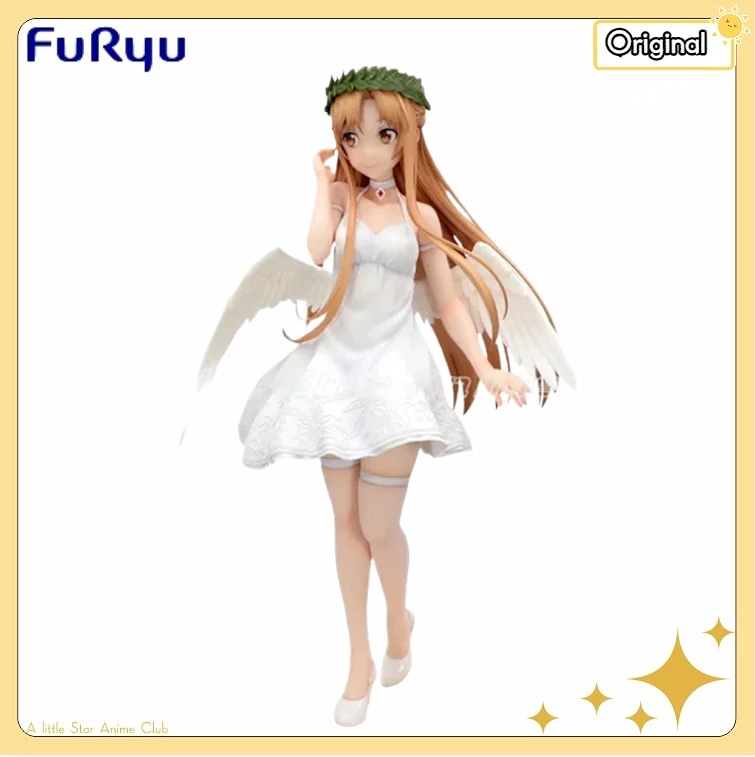 In Stock Original FuRyu BiCute Pure Figure Sword Art Online Asuna Animation Figures Toys Collection Model