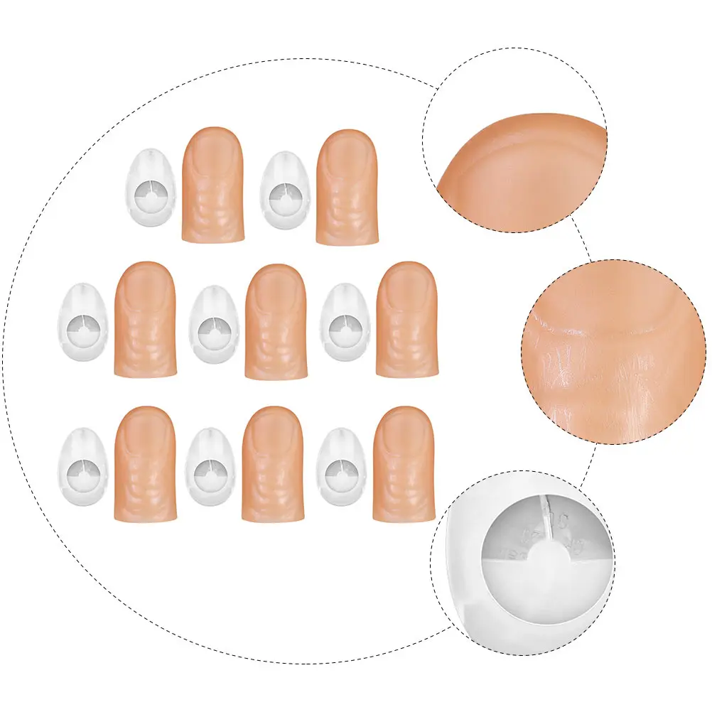 

15 Sets Finger Thumb Lamp PVC Glow Props for Finger Lamp Party Bar Stage Thumb Toys Halloween Fun