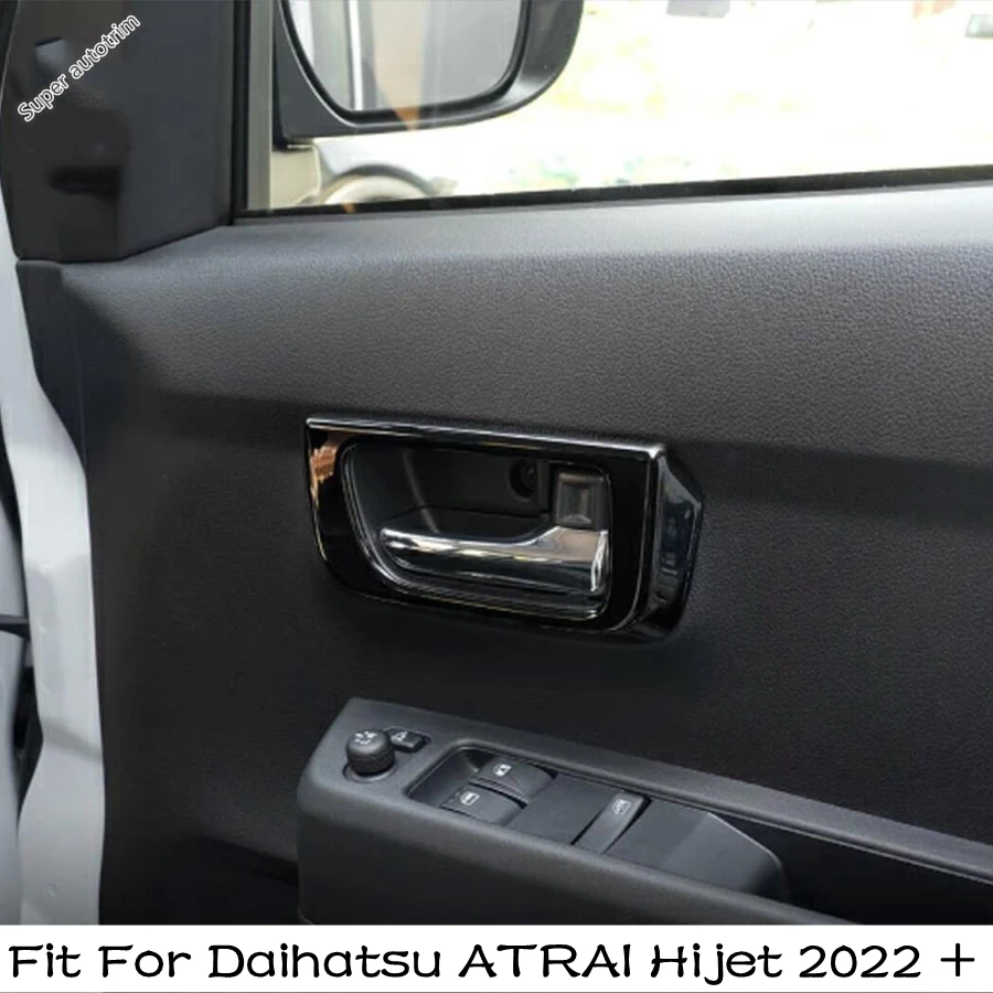 

Car Console Warning Light Lamp Frame / Door Handle Bowl Cover Sticker Trim ABS Accessories For Daihatsu ATRAI Hijet 2022 - 2024