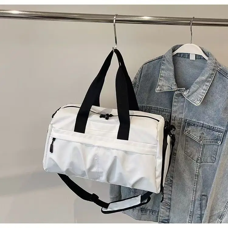 New Casual Oxford Cloth Wet and Dry Separation Swimming Storage Bag, Gym Bag, Portable Short-Distance Travel Bag, Large-Capacity Sports Training Bag for Women