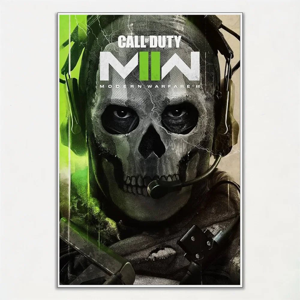 Call Of Duty Game Poster Wall Art Home Decor Room Decor Digital Painting Living Room Restaurant Kitchen Art
