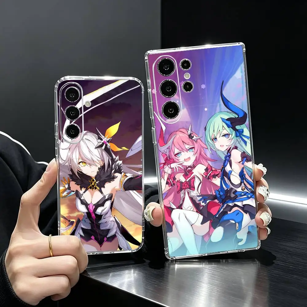 Honkai i-Impact 3rd Game  Phone Case For Samsung S25,S24,S21,S22,S23,S30,Ultra,S20,Plus,Fe Transparent Cover