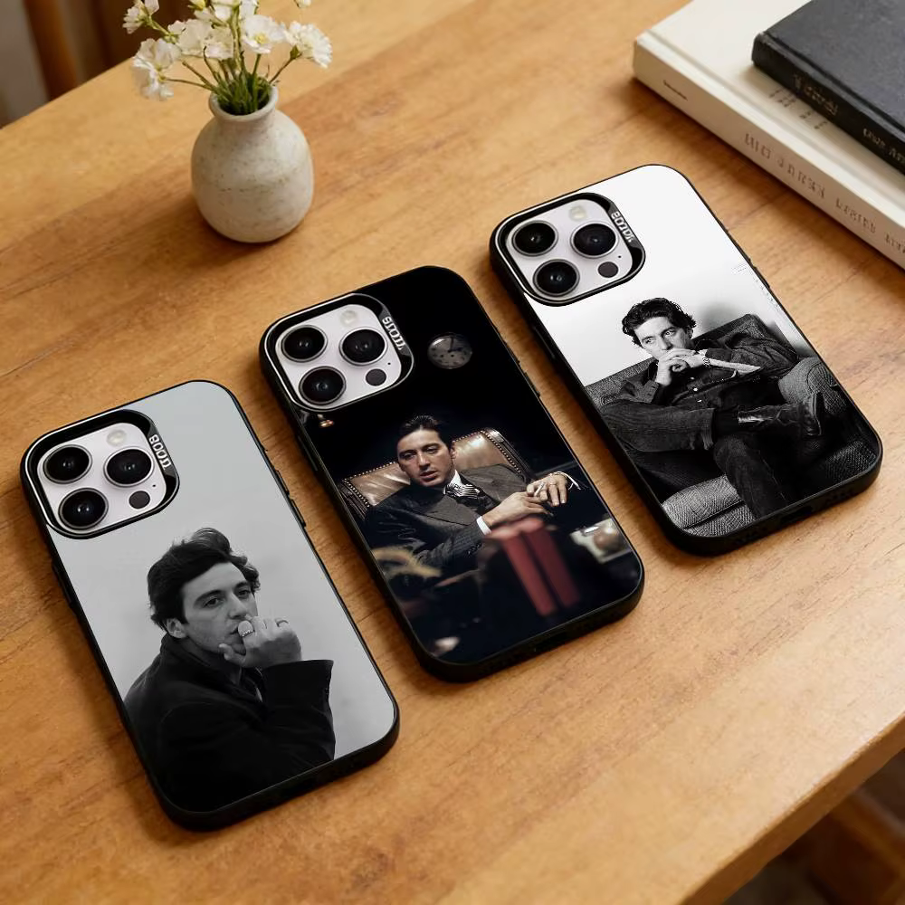

A-Al Pacino Legend Actor Phone Case For iPhone 17,16,15,14,13,12,11 Plus,Pro Max,XS,Colorful Silver Phone case Funda Cover