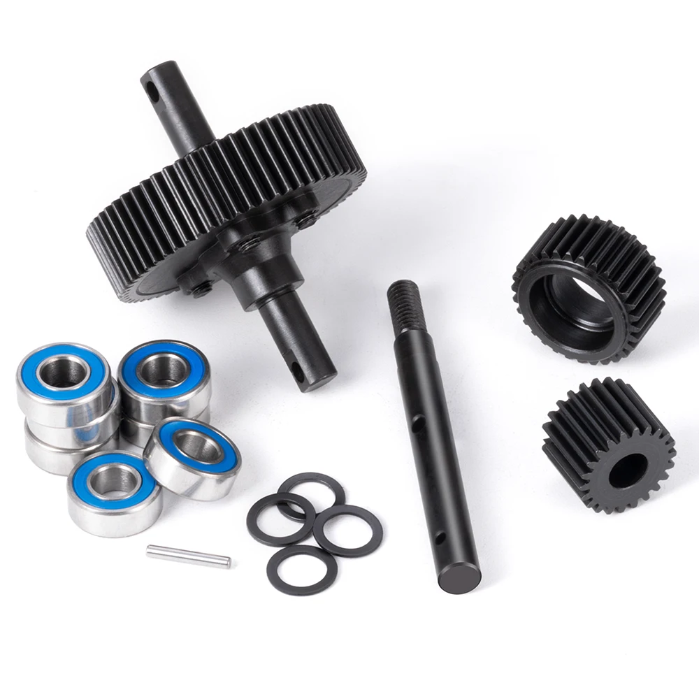 YEAHRUN 1 مجموعة معدنية Geaxbor التروس مجموعة أدوات المحمل ل Traxxas سلاش 2WD دورة قصيرة شاحنة 1/10 RC قطع غيار السيارات