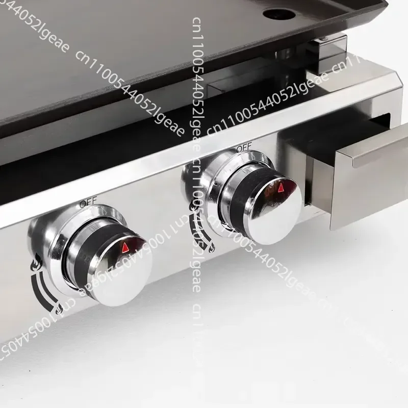 Stainless Steel Electric Hot Plate Gas Frying Pan Portable Non-stick Kitchen Equipment Restaurant Buffet Heater