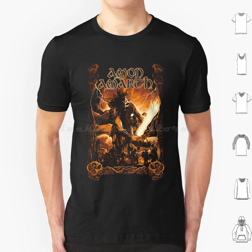 Viking Metal T Shirt Men Women Kids 6xl Amon Amarth Viking Metal Amon Amarth Johan Hegg Amon Amarth Live Performance Amon