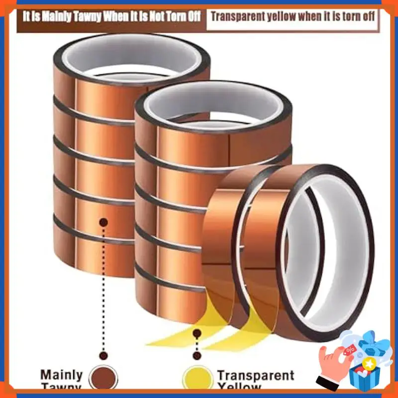 

Compact Heat Tape For Sublimation Transfer, Heat Resistant,Adhesive Transfer Tape, Thermal,No Residue,12 Rolls 20Mm X 33M(108Ft)