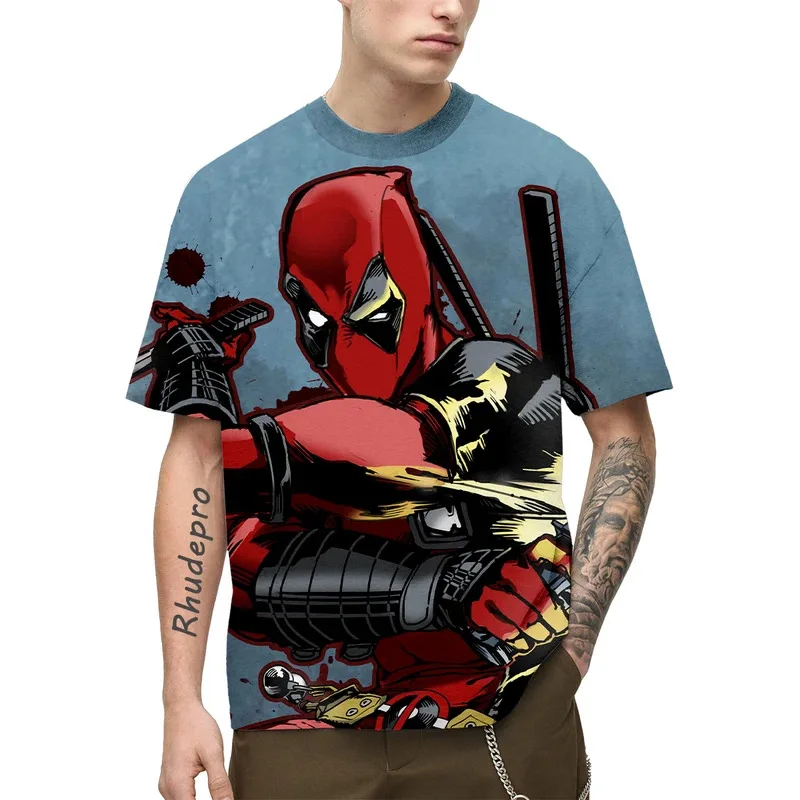 Miniso Superheroes Spider-Man T Shirt Summer Men T Shirts Popular Boys Girls Short Sleeve Casual Sports Top Spiderman Tee Shirts