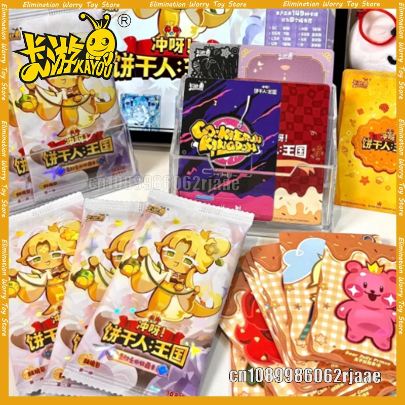 KAYOU Cookie Run: Kingdom Cards Braveheart Chapter Crispy Pack Anime Collection Trading Cards for Gaming And Adventure In Stock