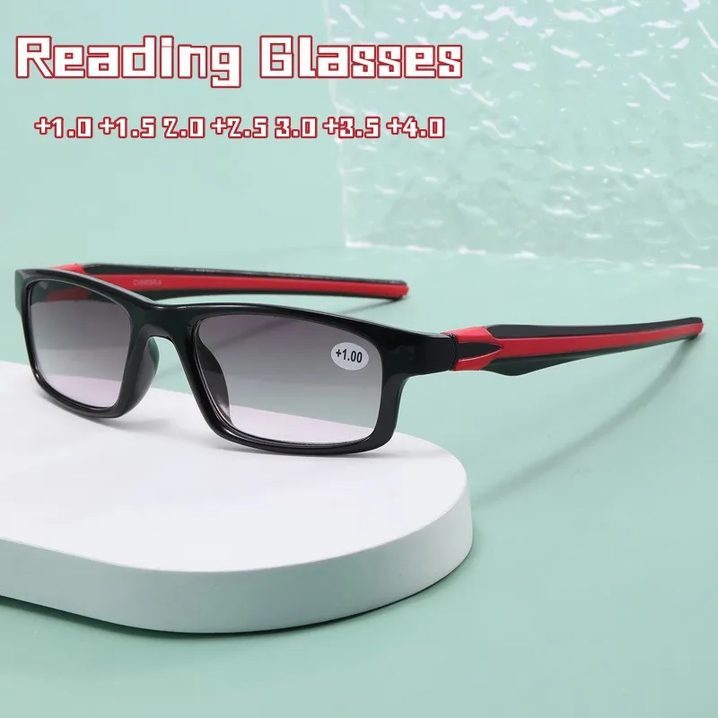 Fashionable Sports Progressive Presbyopia Glasses Men Outdoor Sunglasses Shading Portable Elderly Far-sighted Eyewear Diopters