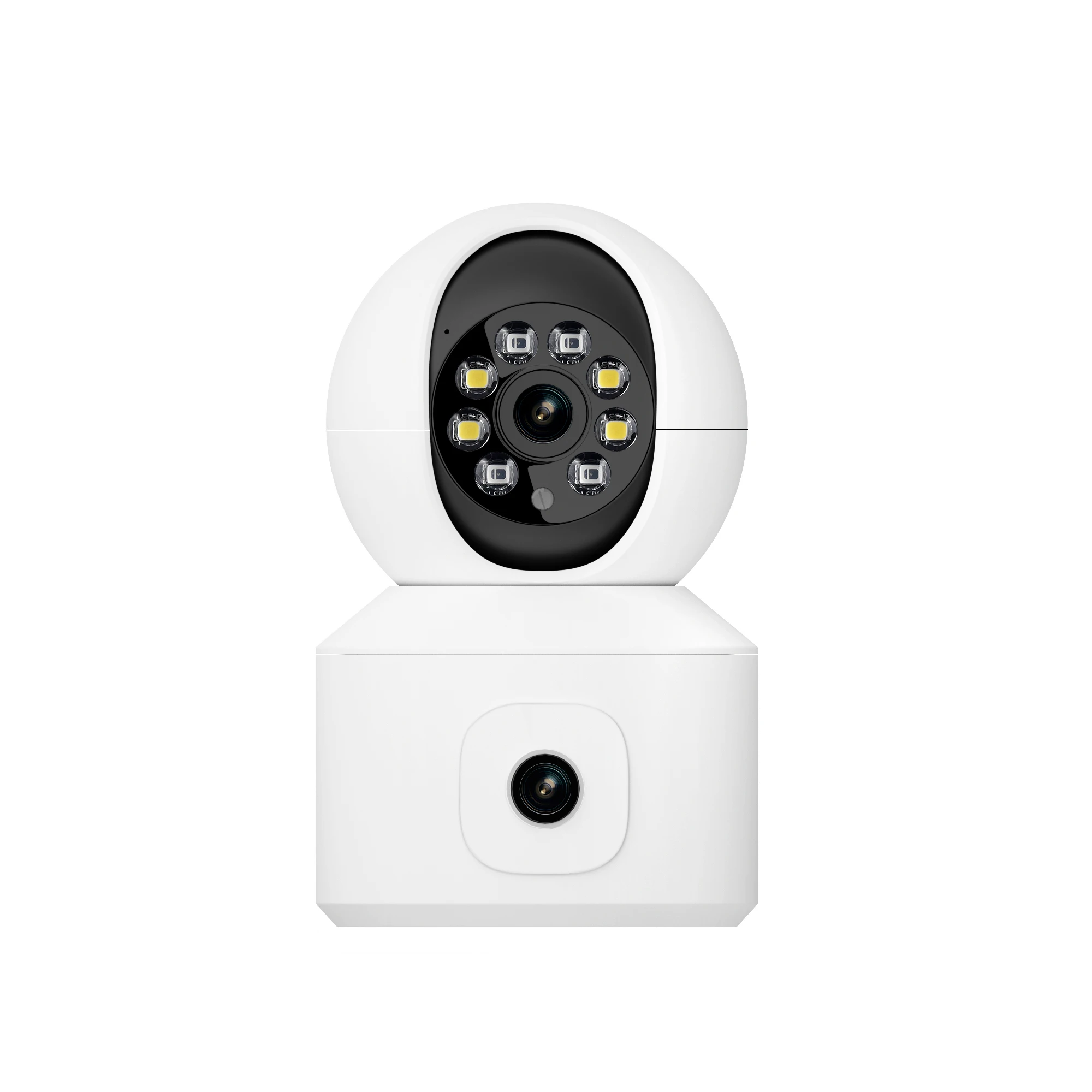 

ESCAM QF010 2MP 1080P ICsee APP Dual Lens Bluetooth Full Color PTZ IP Dome Camera AI Humanoid Security CCTV Baby Monitor