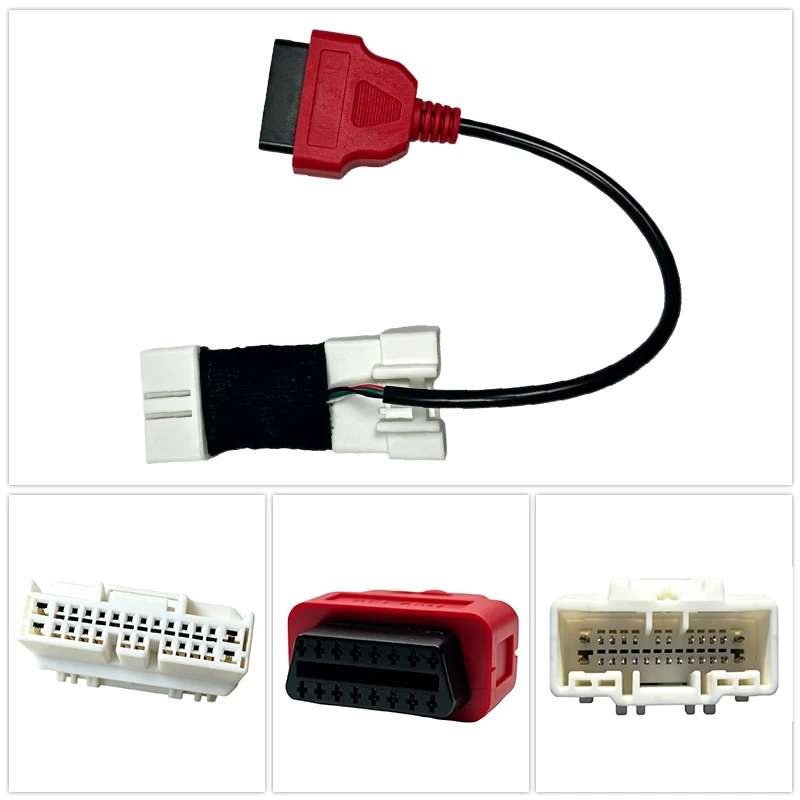 CAN-Bus-Diagnose-Kabelbaum OBD II Adapter für Tesla Model3/Y Highland Juniper Model S/X 1-zu-3 Splitter 26-Pin OBD2-Adapter – Detail 6