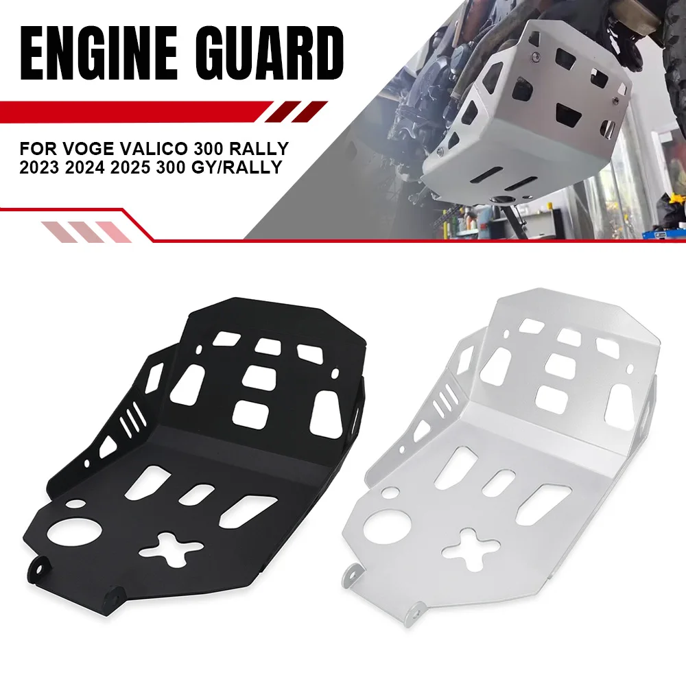 

Motorcycle Engine Guard Chassis Cover Skid Plate Belly Pan Protector For Voge Valico 300 Rally 2023 2024 2025 300 GY/RALLY GY300