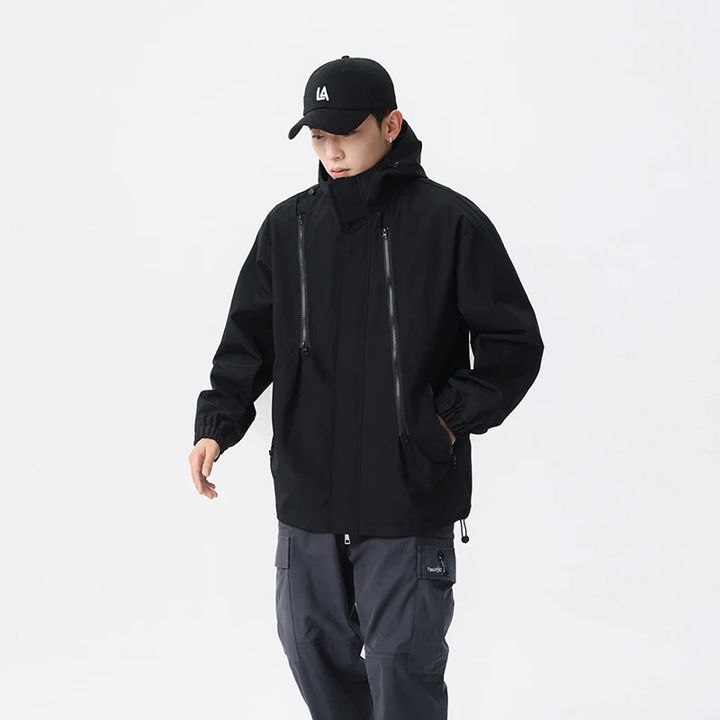 

Men's and women's fashionable casual windproof and waterproof jackets outdoor protective clothing breathable mountaineering