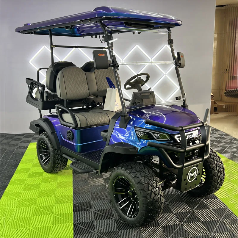 2025 New 7500W AC Motor Four-wheel Drive Golf Cart Customized 60V/72V Lithium Battery Four Wheel Off Road Golf Cart