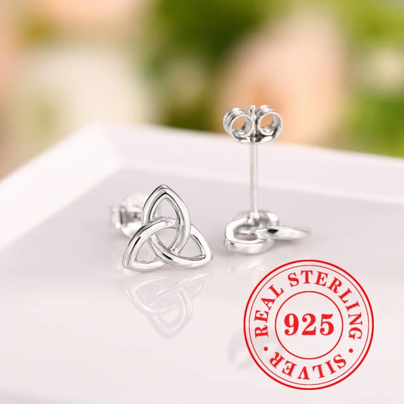 

CAOSHI серьги-гвоздики из стерлингового серебра 925 пробы для женщин, модные контрактные стильные повседневные носимые ювелирные аксессуары, минималистичные подарки