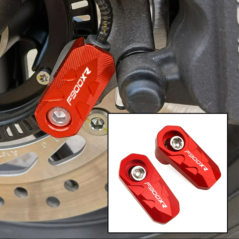 NEUE hochwertige 7-farbige Motorrad-Vorderrad-ABS-Sensor-Schutz-Seitenständer-Verlängerungspolster für BMW F900XR F900 XR F 900XR
