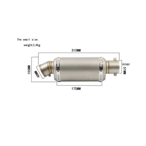 Universal Motorcycle Exhaust com DB Killer, Yoshimura Silenciador, 51mm, Escape Moto, PCX125, FZ1N, Z900, CBR500R, R6, R25, R3, R1 8 principais vendas ponteiras yoshimura - №8