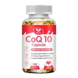 Coenzyme Q10 Softgels Capsules, Gluten Promoting Cardiovascular Health and Heart Health Provides Energy To Support Joint Health