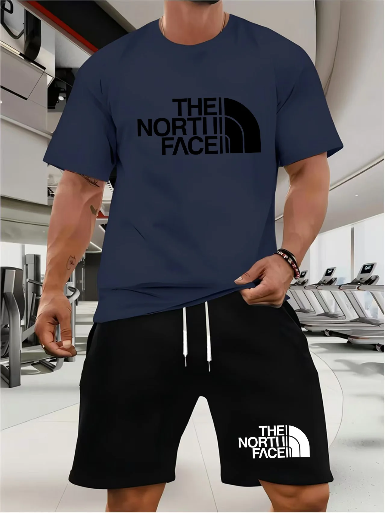Two Piece Suits Men Designer Clothing Men Short Suits Summer Men Suits Men Sportswear Clothing Sportswear Fitness Sportswear image 4