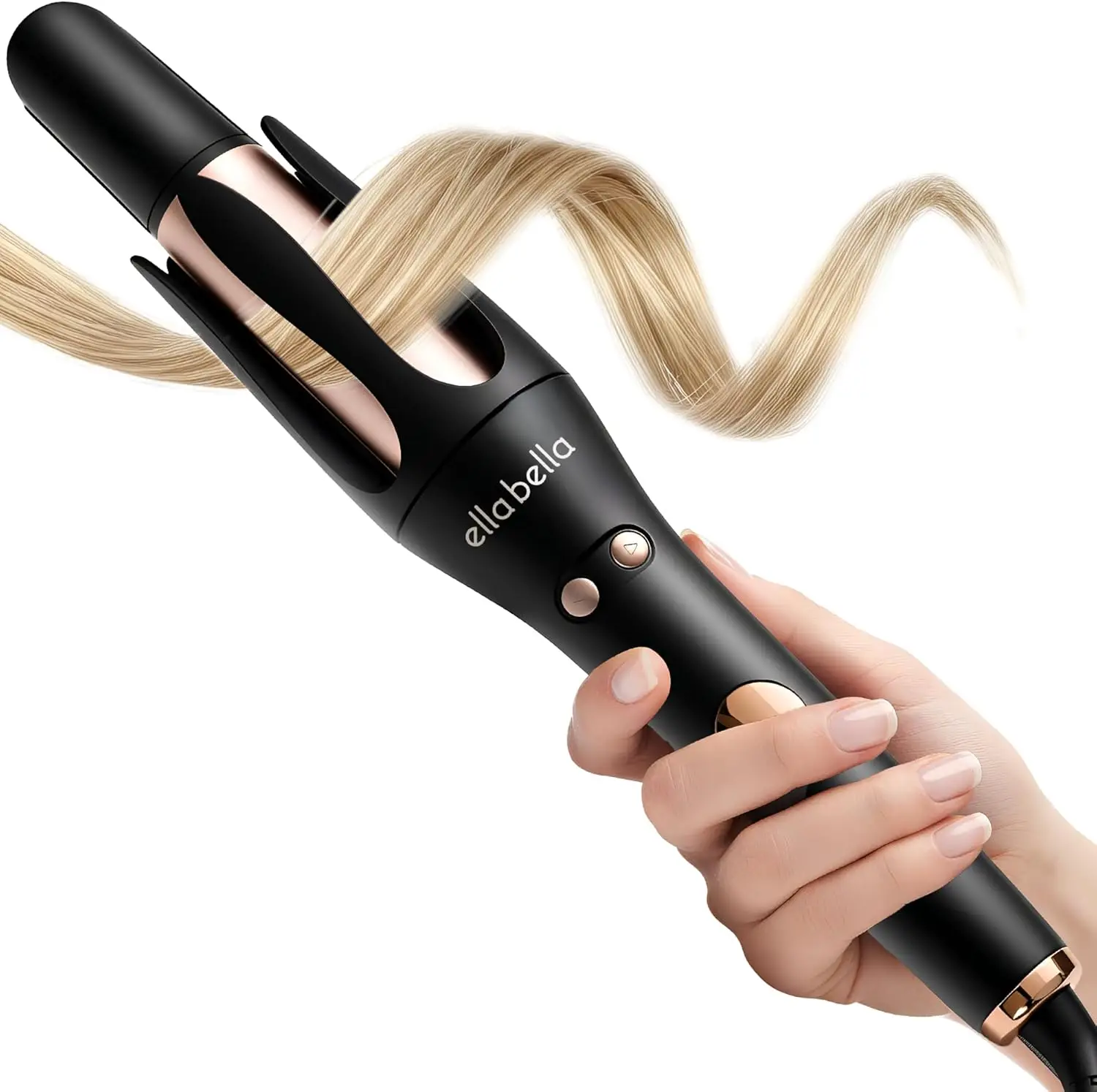 

Automatic Rotating Curling Iron, Easy to Use, Digital Display, Instant Curls for Longer Hair
