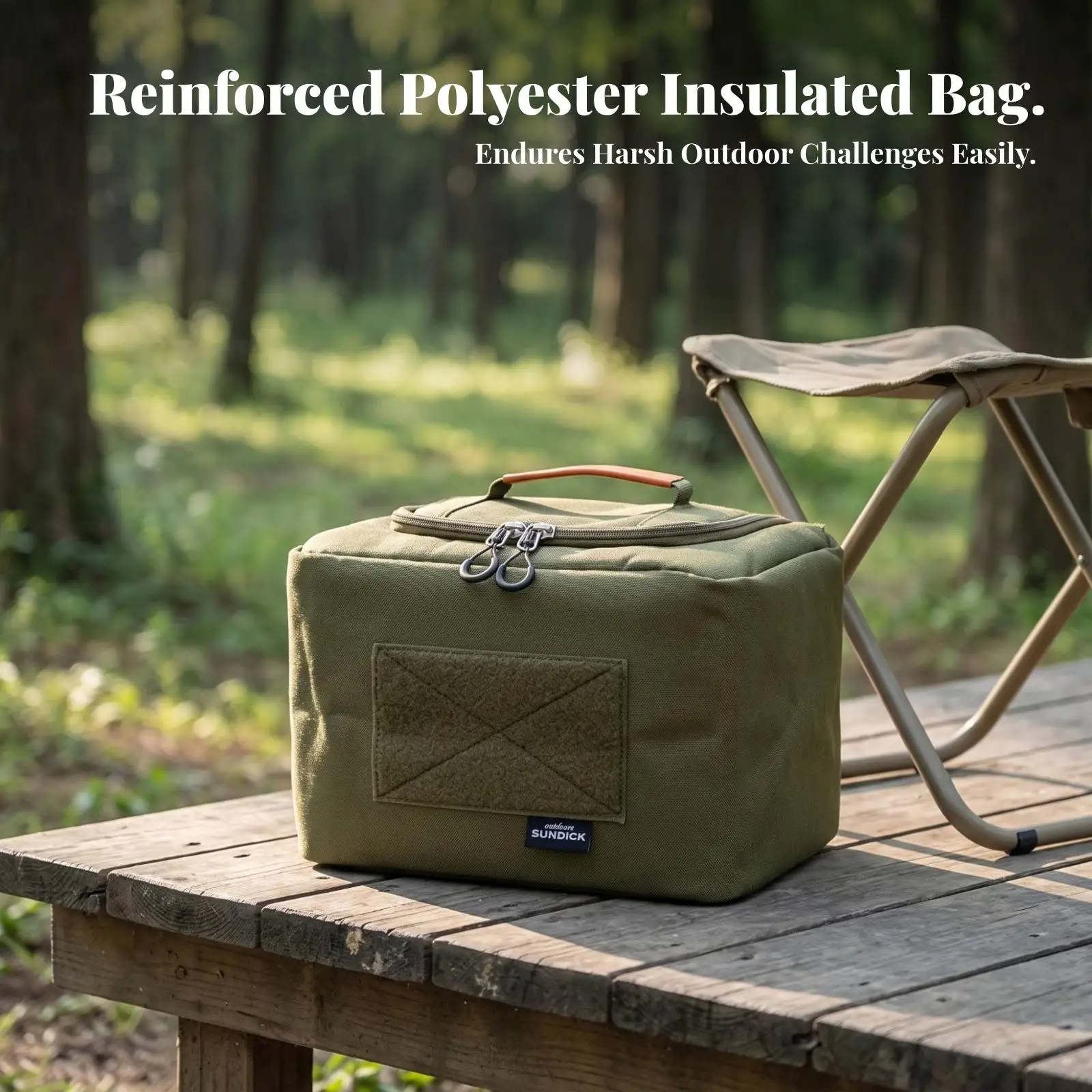 Insulated Lunch Bag Portable Cooler Bag with Zipper Insulated Lunch Box Reusable Cooling Tote Dirt-Proof for Commuters, Office