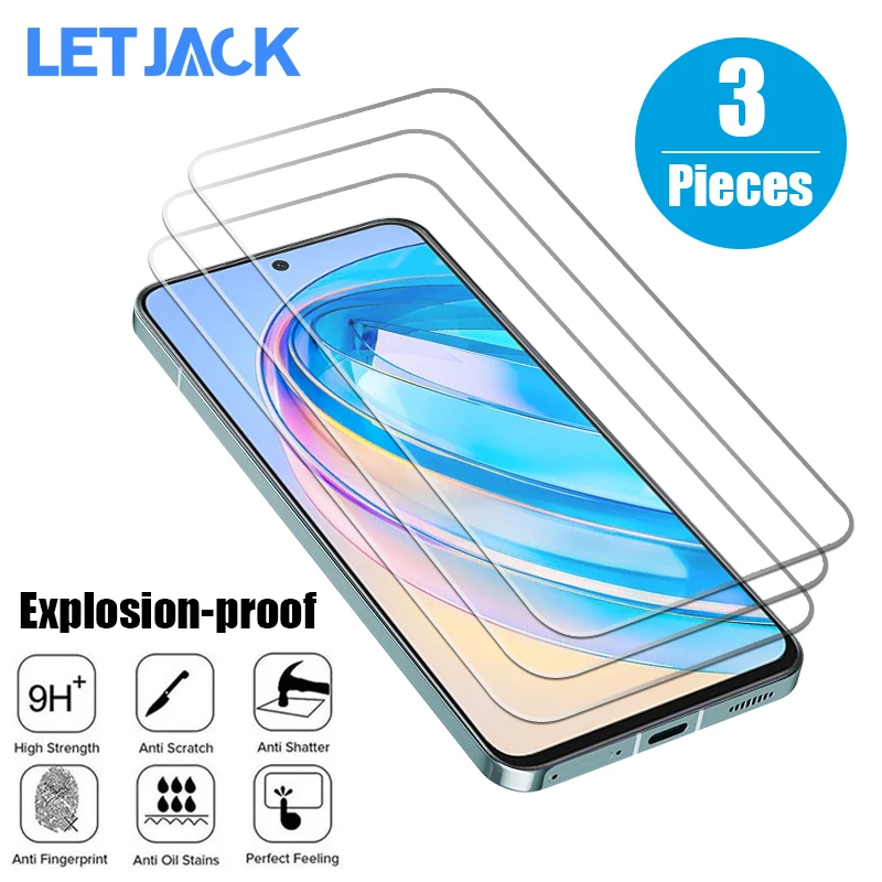 

1-3Pcs Tempered Glass For Honor X8a X7a X6a View 20 30 Screen Protector For Honor X10 X30 Max 9X 10X 10 9 Lite Protective Film