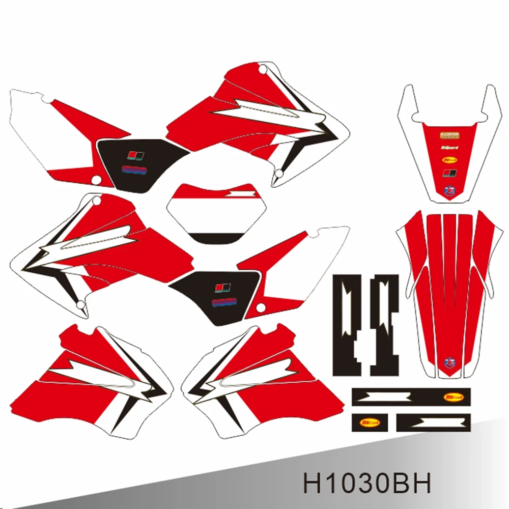 Calcomanías Gráficas para HONDA XR 250 TORNADO 2006-2017, Adhesivos para Motocicleta, Fondo H1030BH
