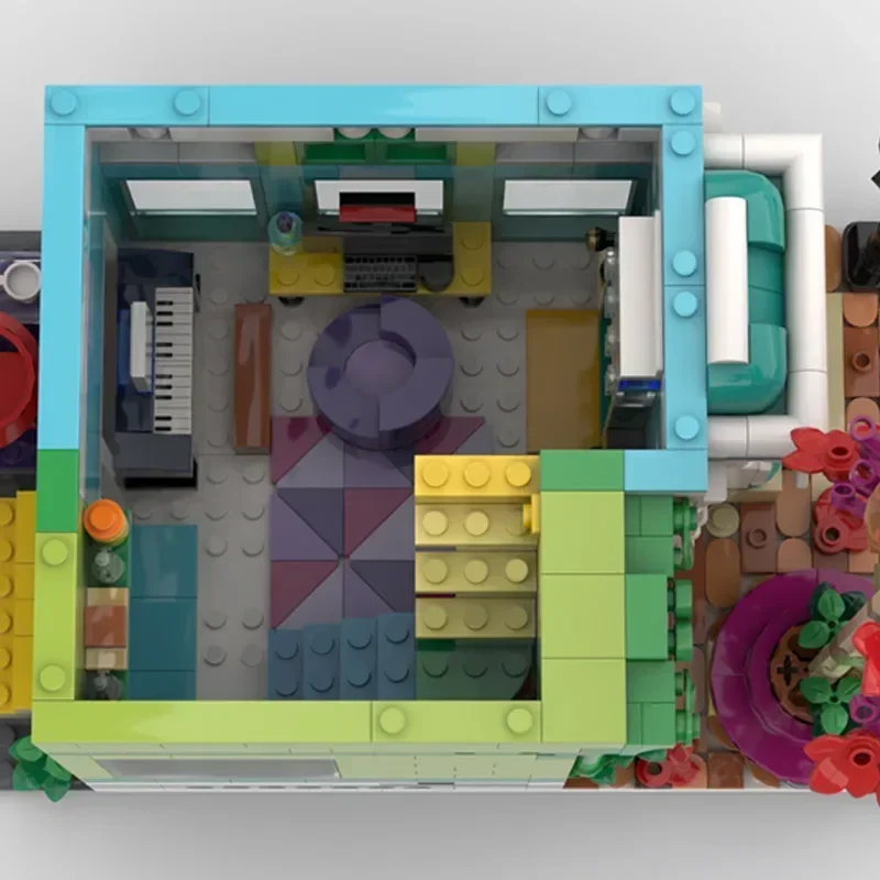 Moc Gebäude Ziegel City Street View Modell Gemeinschaft Zentrum Technologie Modulare Blöcke Geschenke Spielzeug Für Kinder DIY Sets Montage