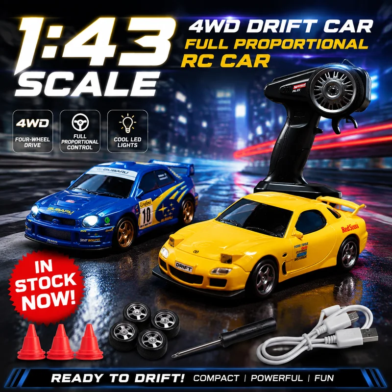 New 2026 Hot 1/43 Proportional Drift Car Remote Control Toy Simulation Car Shell Entry-Level Hit Product Rc Gift Toy Car