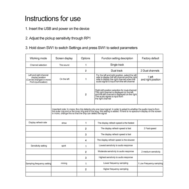 AC56-DIY Löten Kit Spektrum USB Mini Elektronische Display Sound Aktiviert Hause Stereo Lautsprecher DIY Kit Für Schiefen Löten