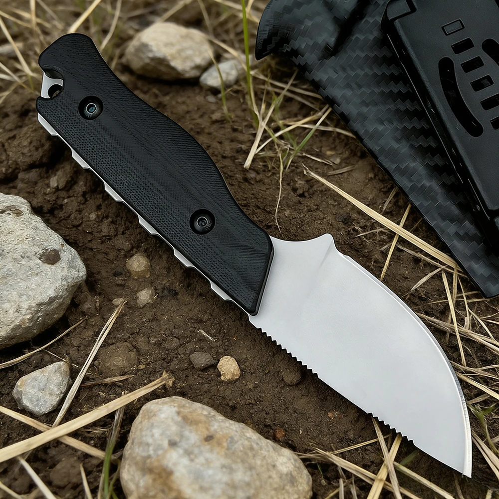 

Нож с высокой твердостью для кемпинга и рыбалки, с рукоятью G10, для охоты в джунглях, самообороны, EDC, для походов и бушкрафта