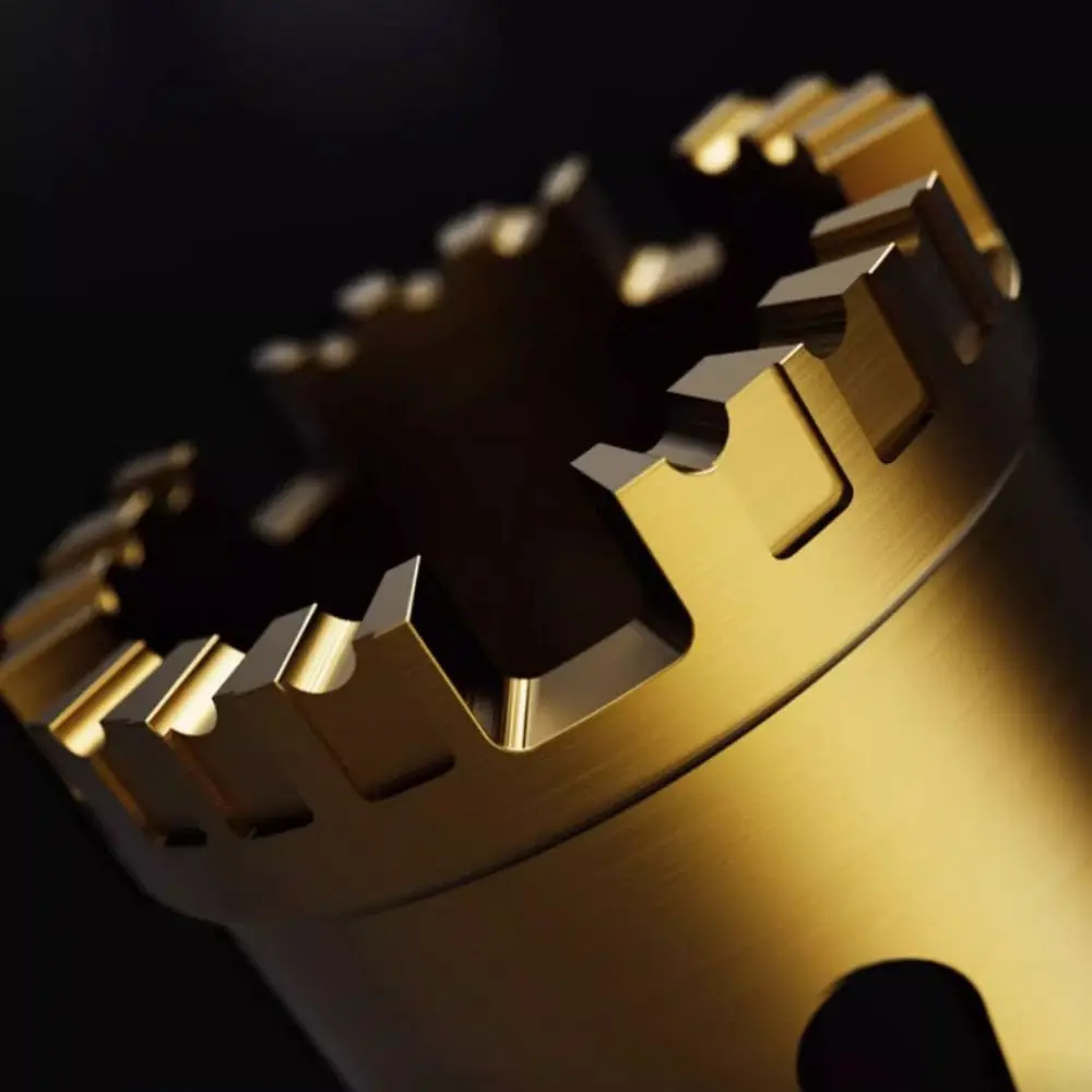 

32-51mm Wall Hole Opener Sturdy Drill Bit Effortless Mounting Core Drill Holesaw Drill Bit Dry and Wet Drilling Capability