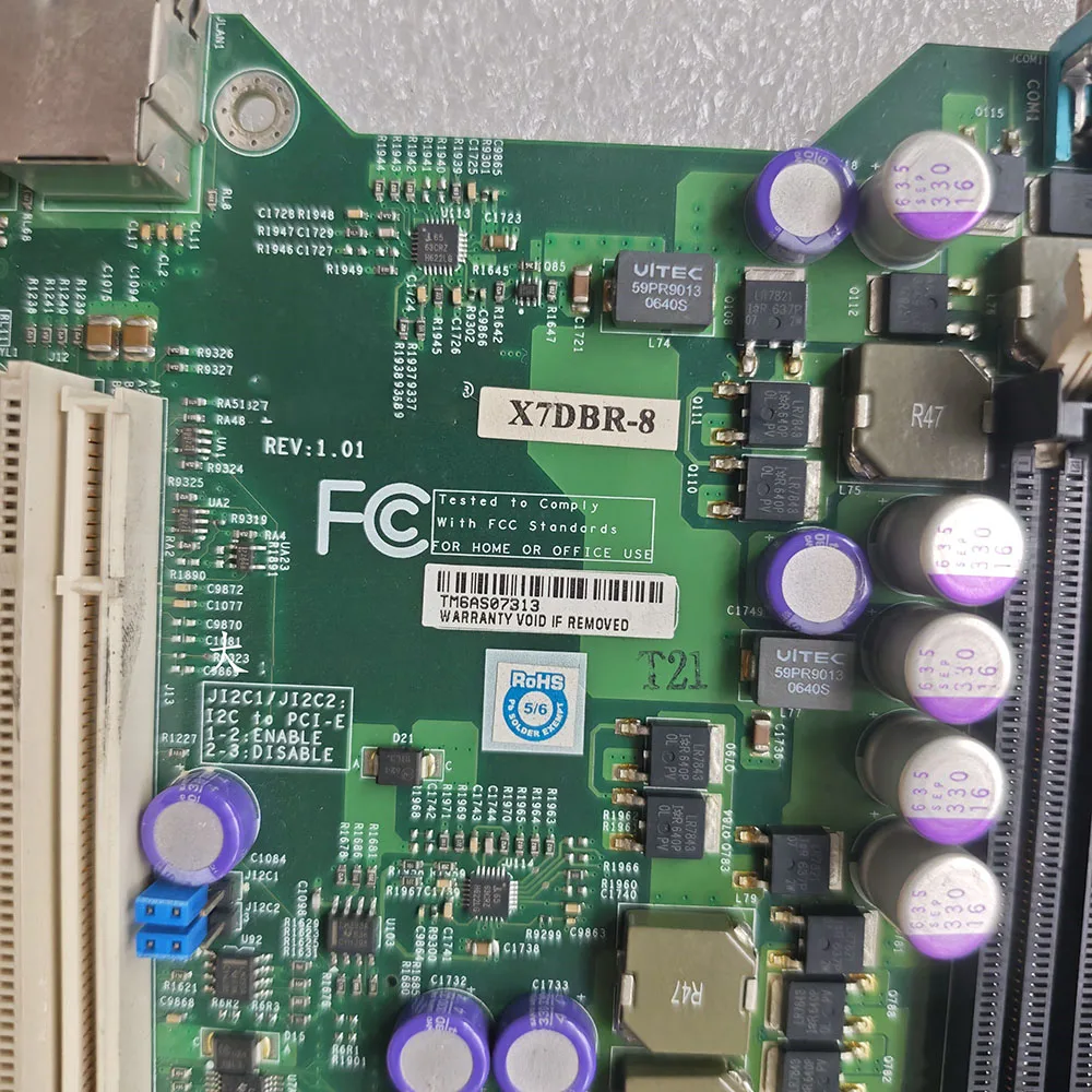 X7DBR-8 NF280D server board dual channel dual SCSI interface