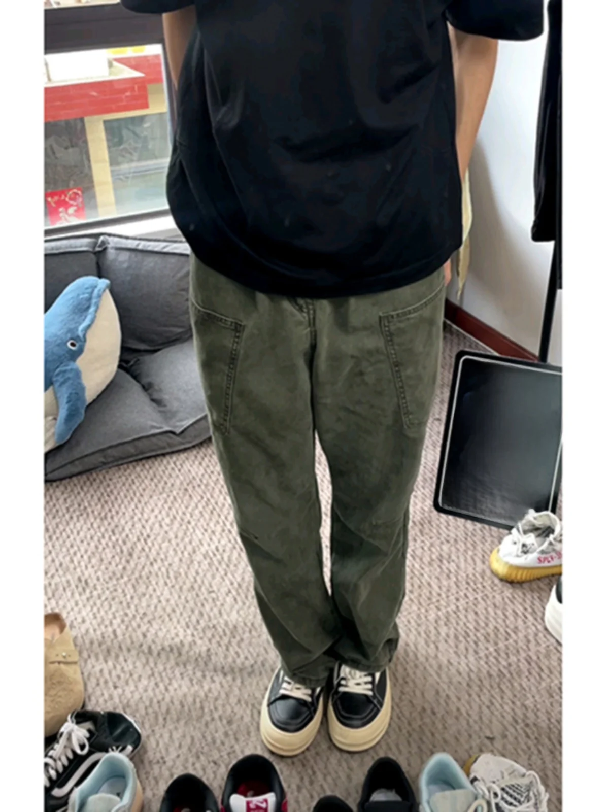 

Мужские свободные прямые брюки Cleanfit Military в американском ретро-стиле, повседневные брюки для осеннего сезона, модный тренд для парней