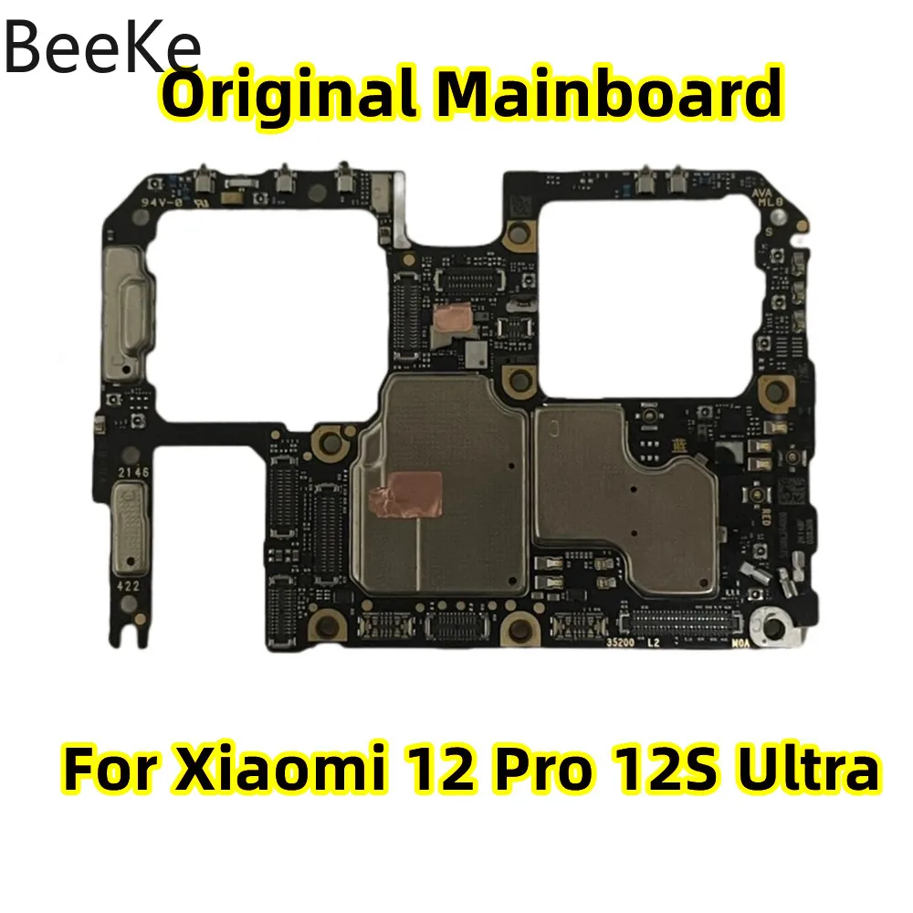 Original Mainboard For Xiaomi Mi 12 Pro 12S Ultra 12X 5G Motherboard Logic Main Board Chips Circuits Unlocked Global Rrplacement