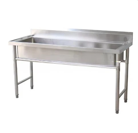 Commercial Customized Stainless Steel Work Table with Motor for Bakery and Flour Mill Food Processing Machinery One Tank Design