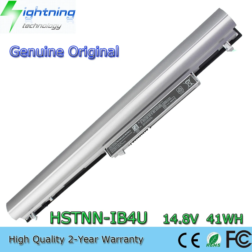 New Genuine Original HY04 14.8V 41Wh Laptop Battery for HP Pavilion TouchSmart SleekBook 14 15 HSTNN-YB4U HSTNN-IB4U