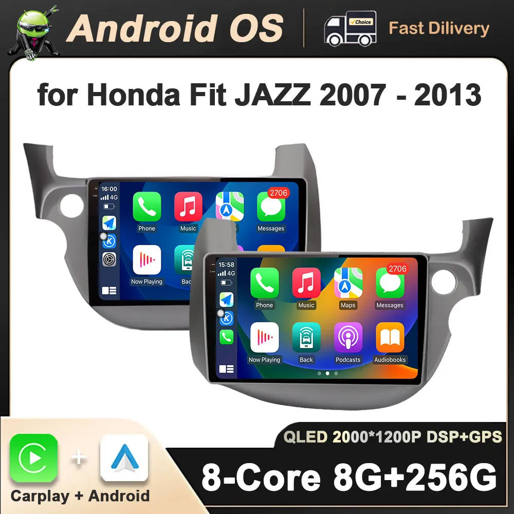 

10 inch Touch Screen GPS Navigation for Honda Fit JAZZ 2007 - 2013 Android System Car Video Multimedia Player WiFi BT Auto Tools